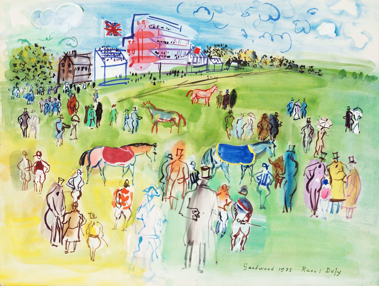 Ippodromo di Goodwood da Raoul Dufy