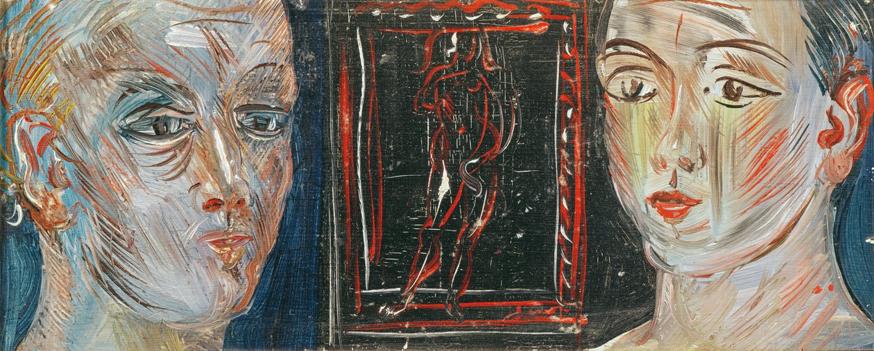 Teste di due donne (olio su tela) da Raoul Dufy