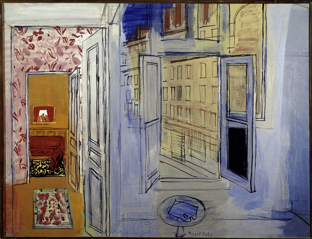 Laboratorio Impasse Guelma (olio su tela) da Raoul Dufy
