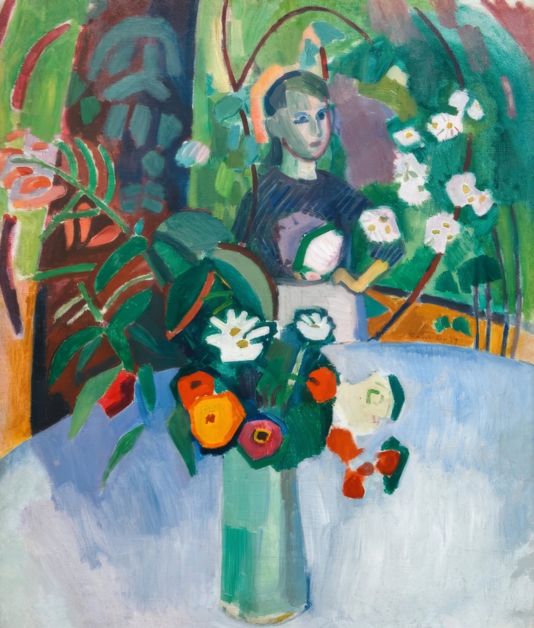 Jeanne tra i fiori da Raoul Dufy