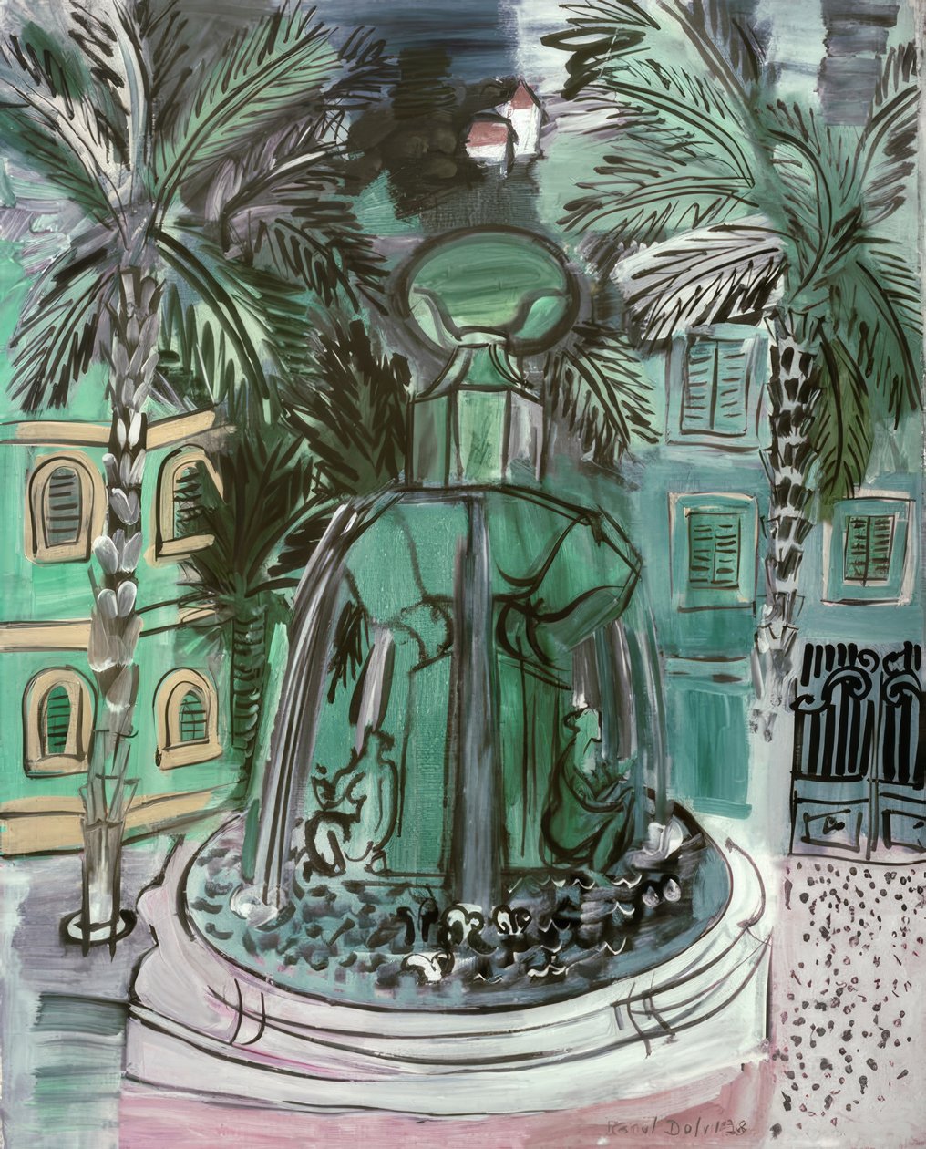 La Fontaine a Hyères da Raoul Dufy