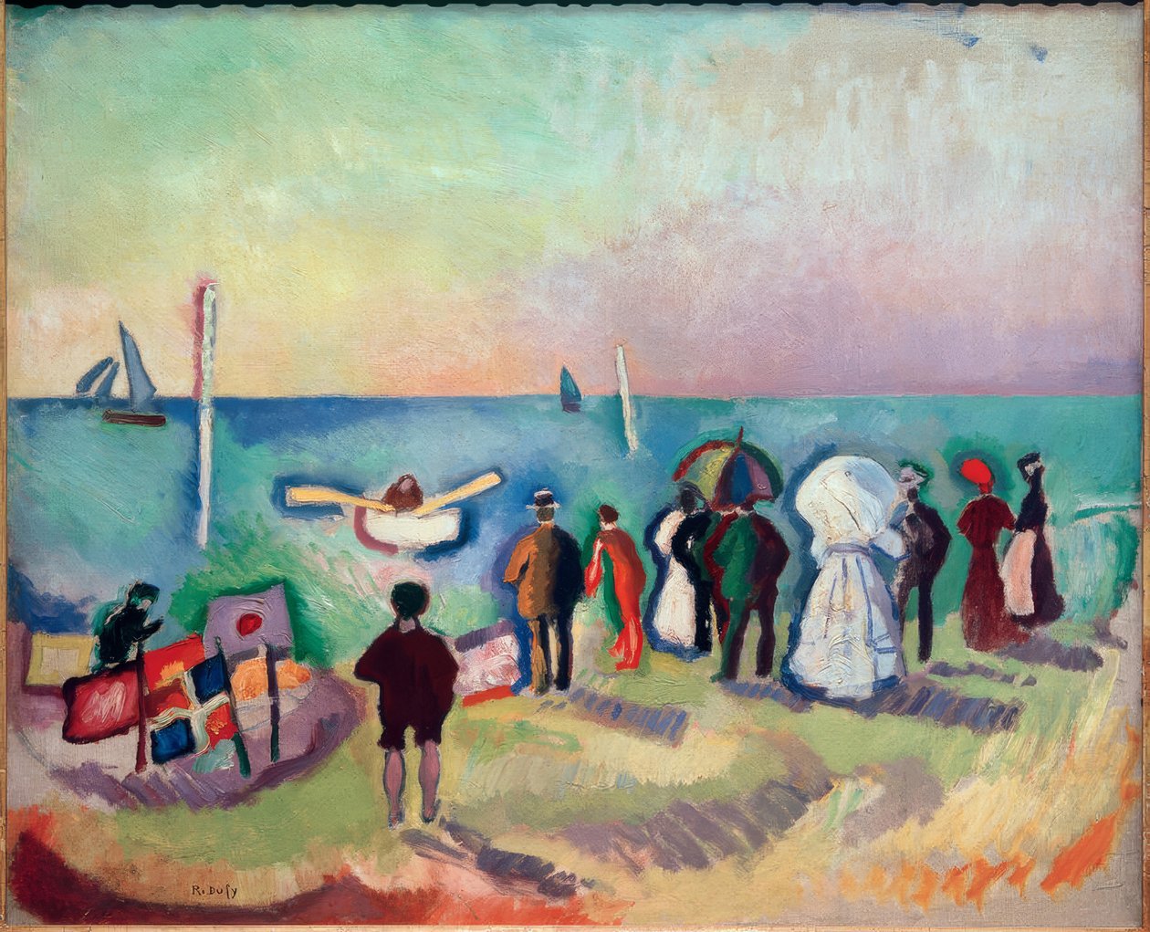 Spiaggia di Sainte-Adresse da Raoul Dufy