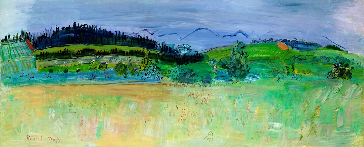 Paesaggio dei Pirenei Orientali, dalla Route du Boulou da Raoul Dufy