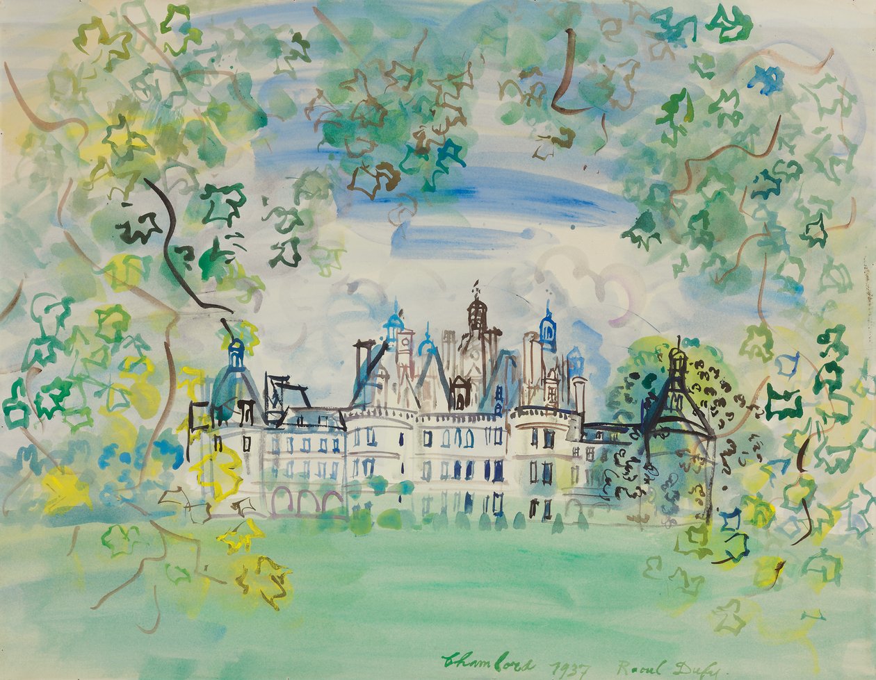 Castello di Chambord da Raoul Dufy