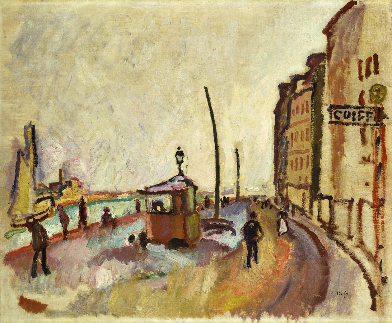 Le Havre, 1906-07 circa (olio su tela) da Raoul Dufy