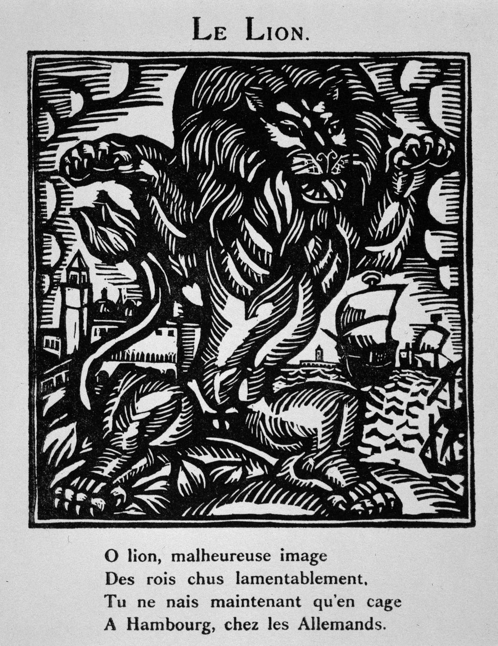 Il leone - in "Le Bestiaire ou cortège d