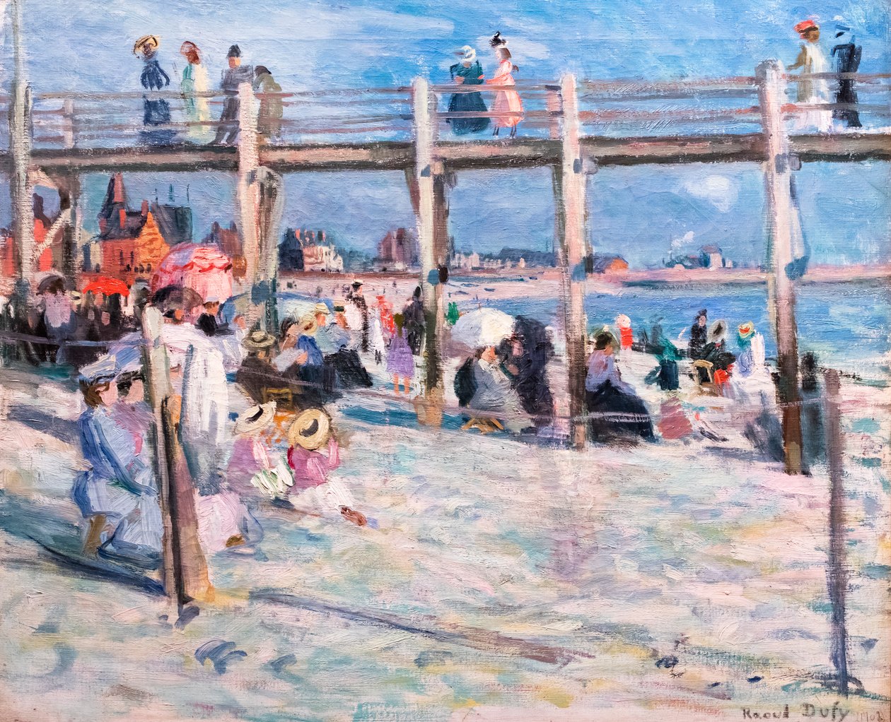 I bagni di Marie-Christine a Ste-Adresse da Raoul Dufy