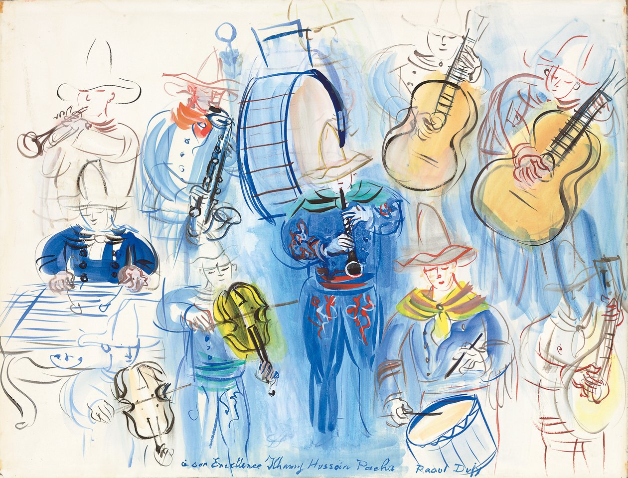 Concerto messicano; Le concert mexicain da Raoul Dufy