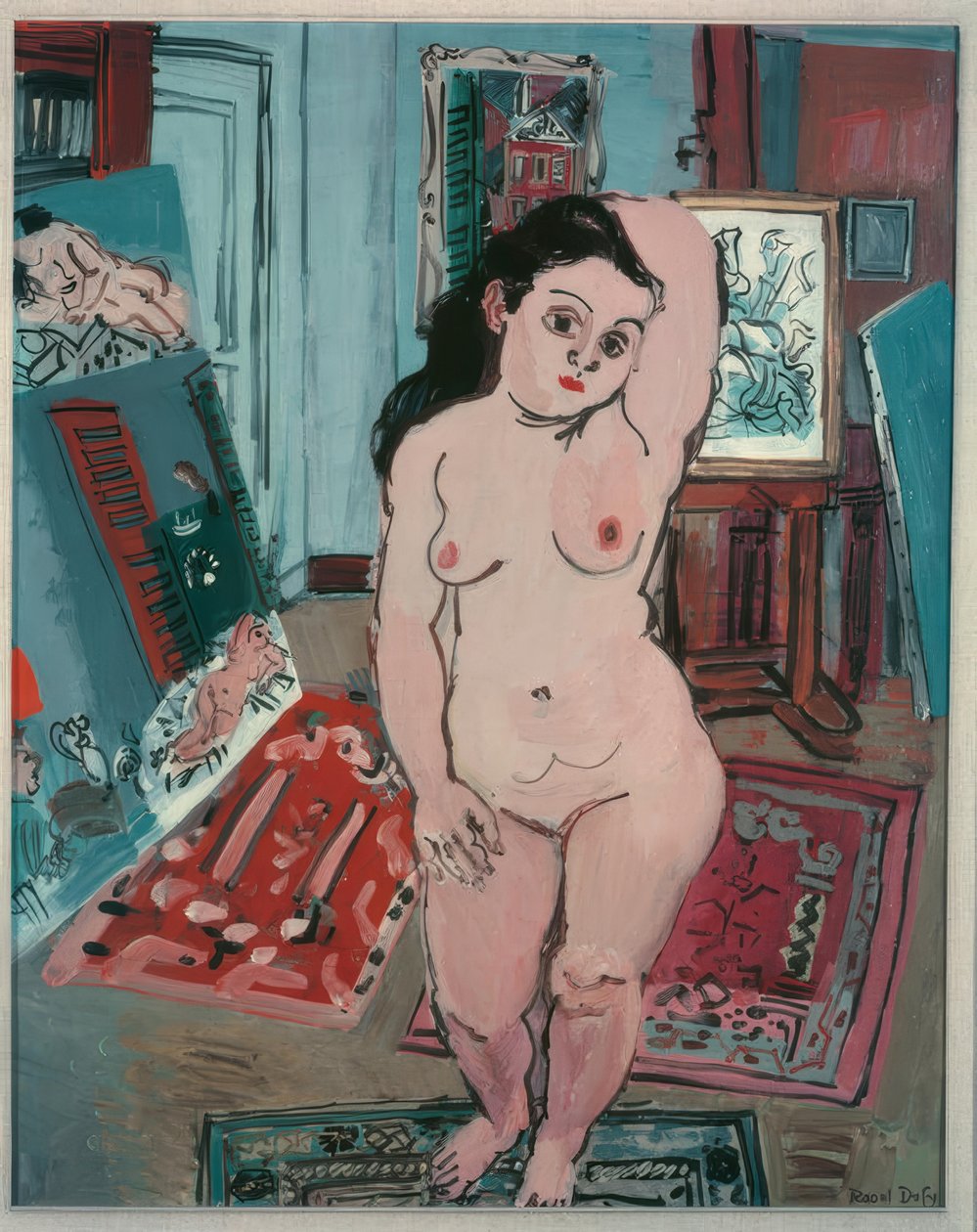 Nudo con gigli di Arum da Raoul Dufy