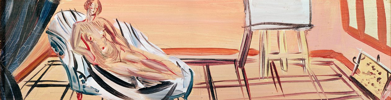 Nudo con cavalletto (olio su tela) da Raoul Dufy