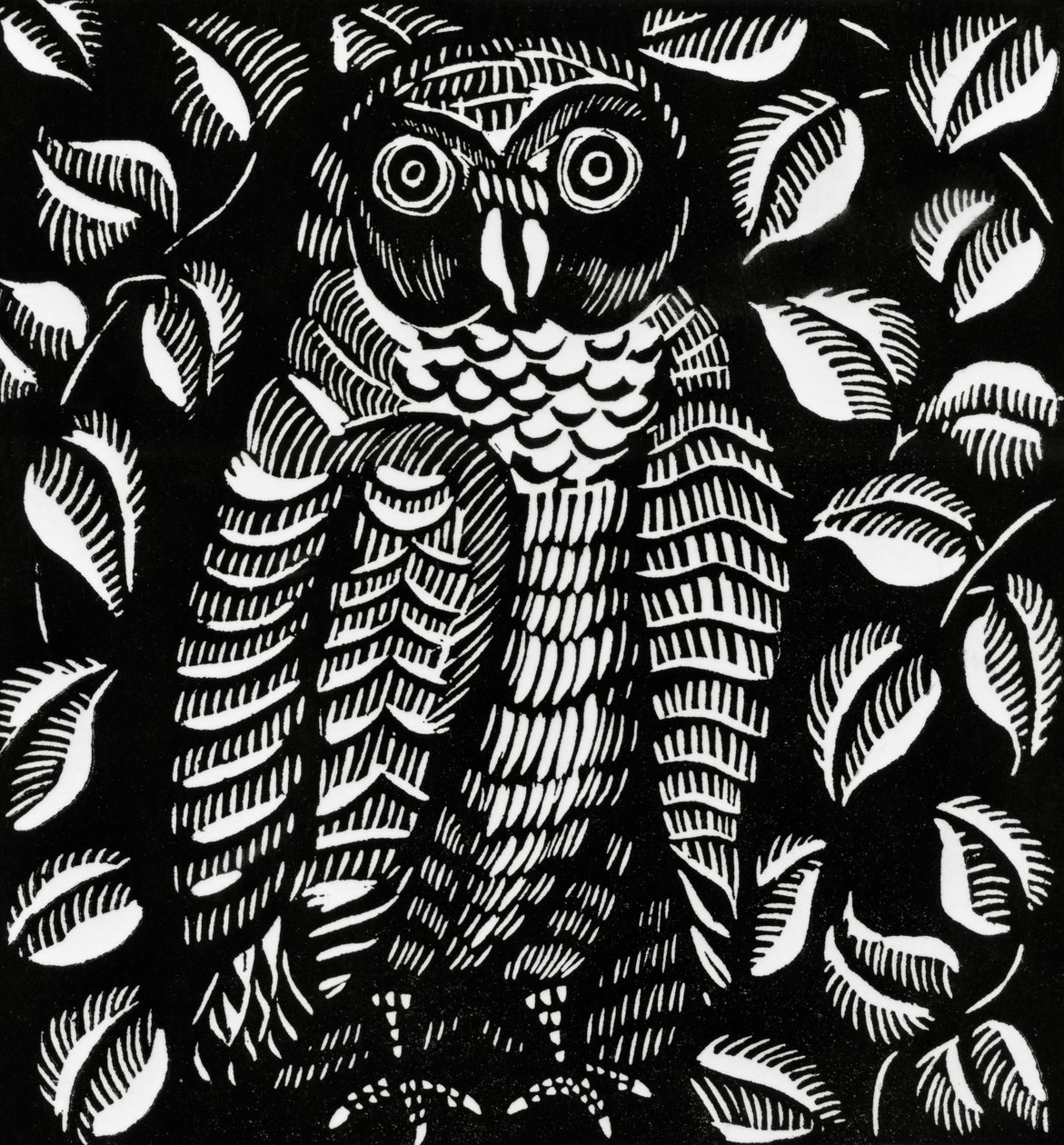 Gufo, per la poesia Le hibou, da Le Bestiaire ou Cortege d