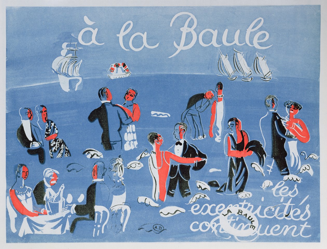 Manifesto pubblicitario della stazione balneare di La Baule da Raoul Dufy