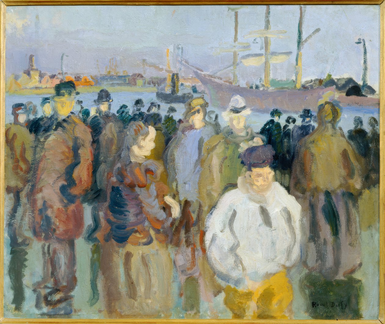 Banchina di Rouen da Raoul Dufy