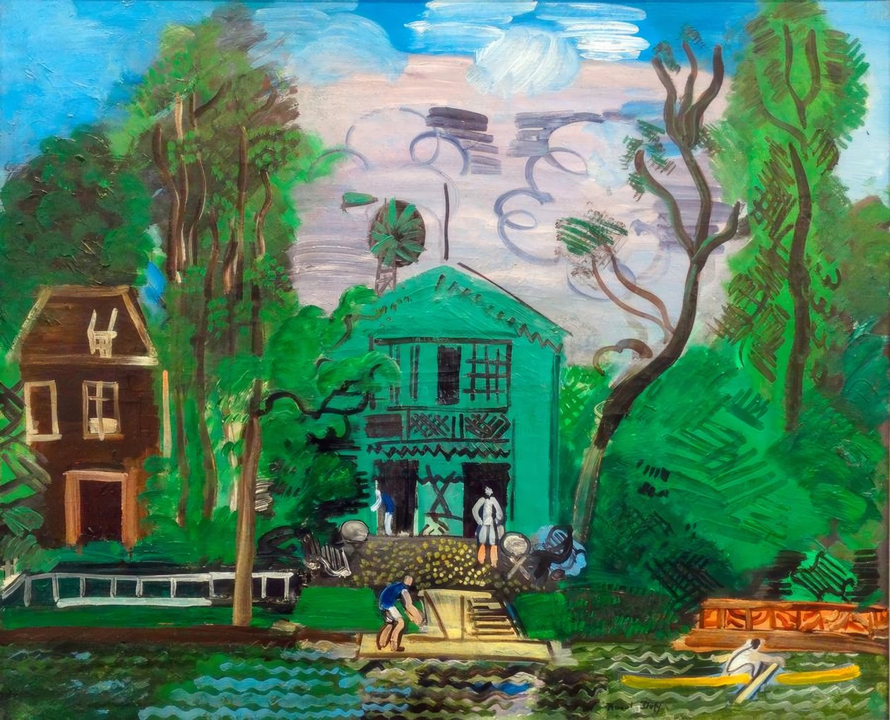 Fiume Marna, i navigatori da Raoul Dufy