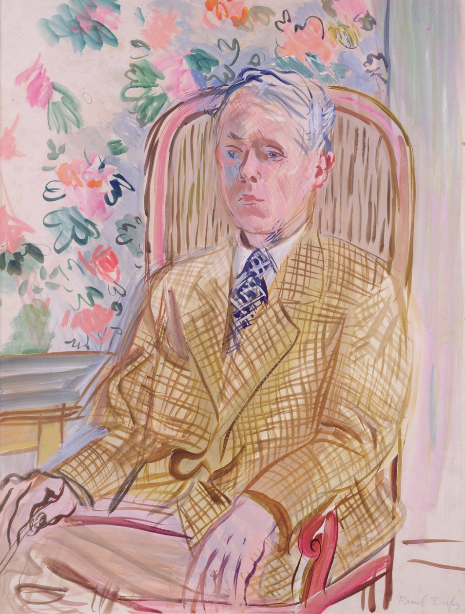 Autoritratto (acquerello su carta) da Raoul Dufy