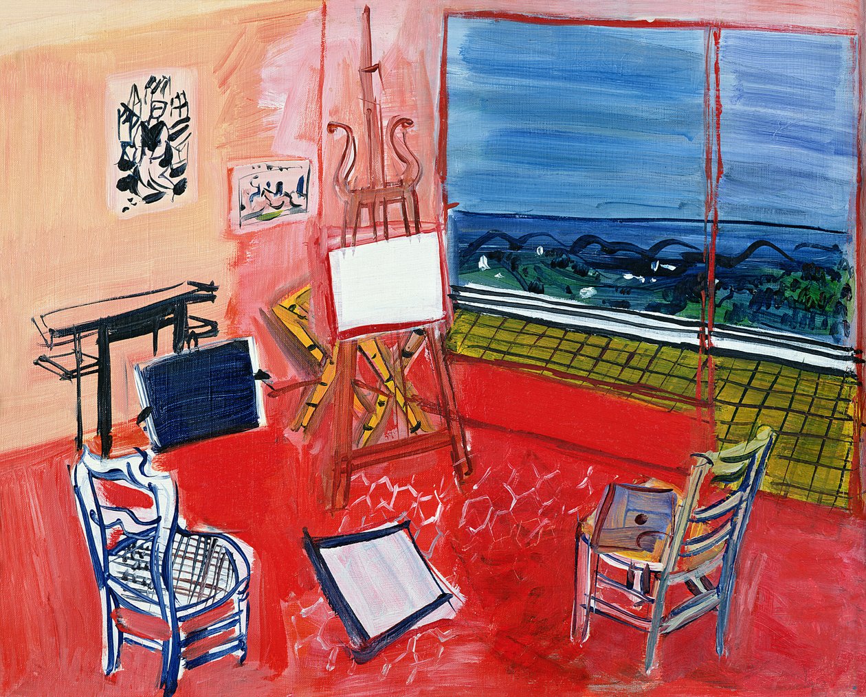 Studio a Vence (olio su tela) da Raoul Dufy