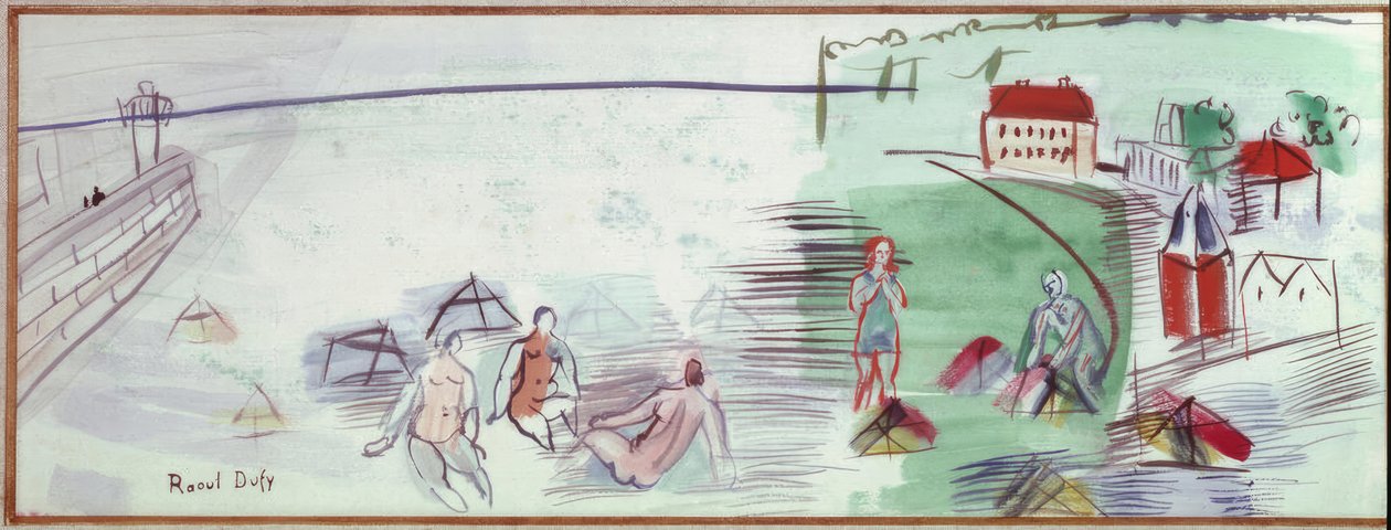 La spiaggia da Raoul Dufy