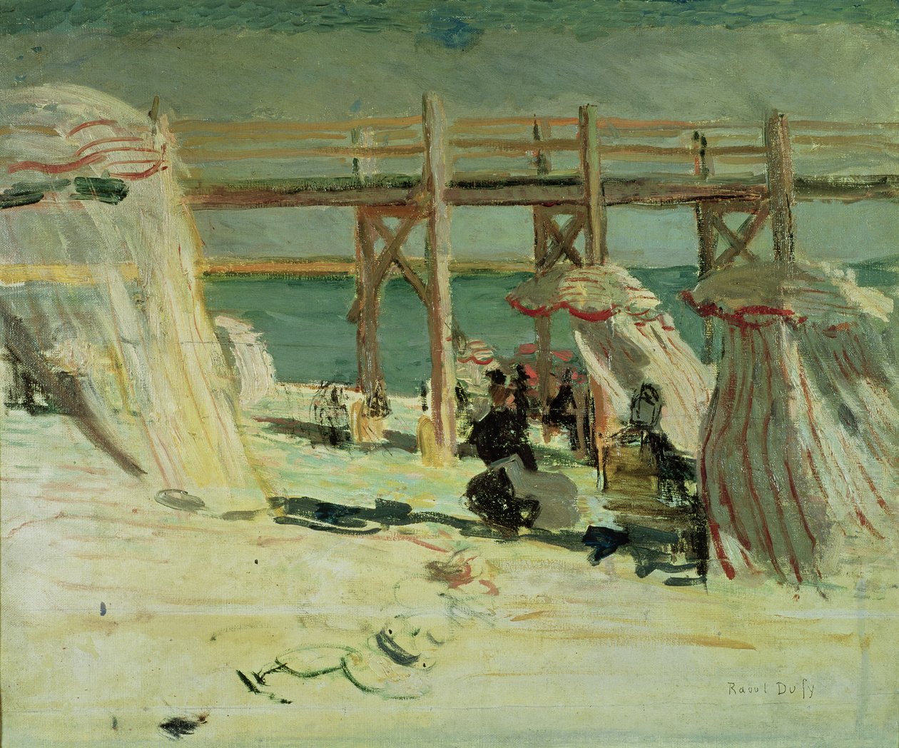 Il frangiflutti di Sainte-Adresse da Raoul Dufy