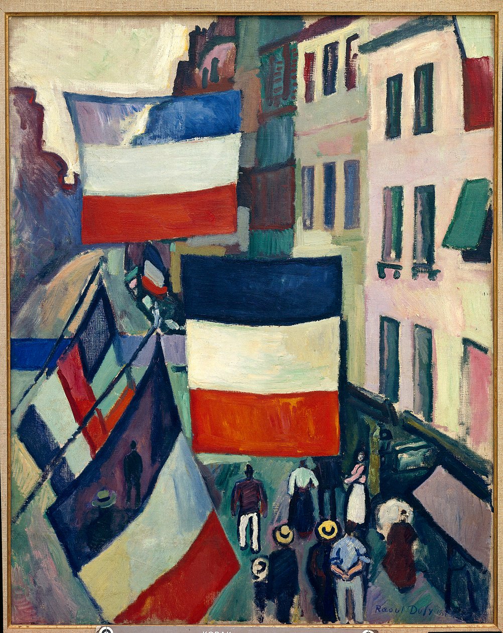La via del Baluardo Il 14 luglio da Raoul Dufy