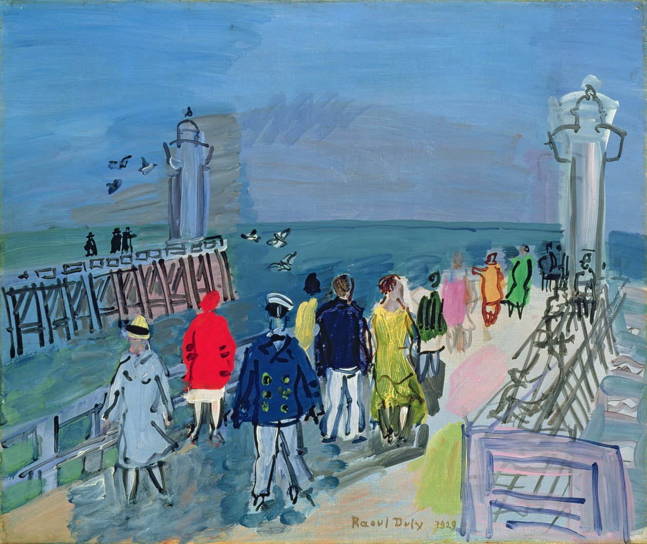 Il molo di Trouville da Raoul Dufy