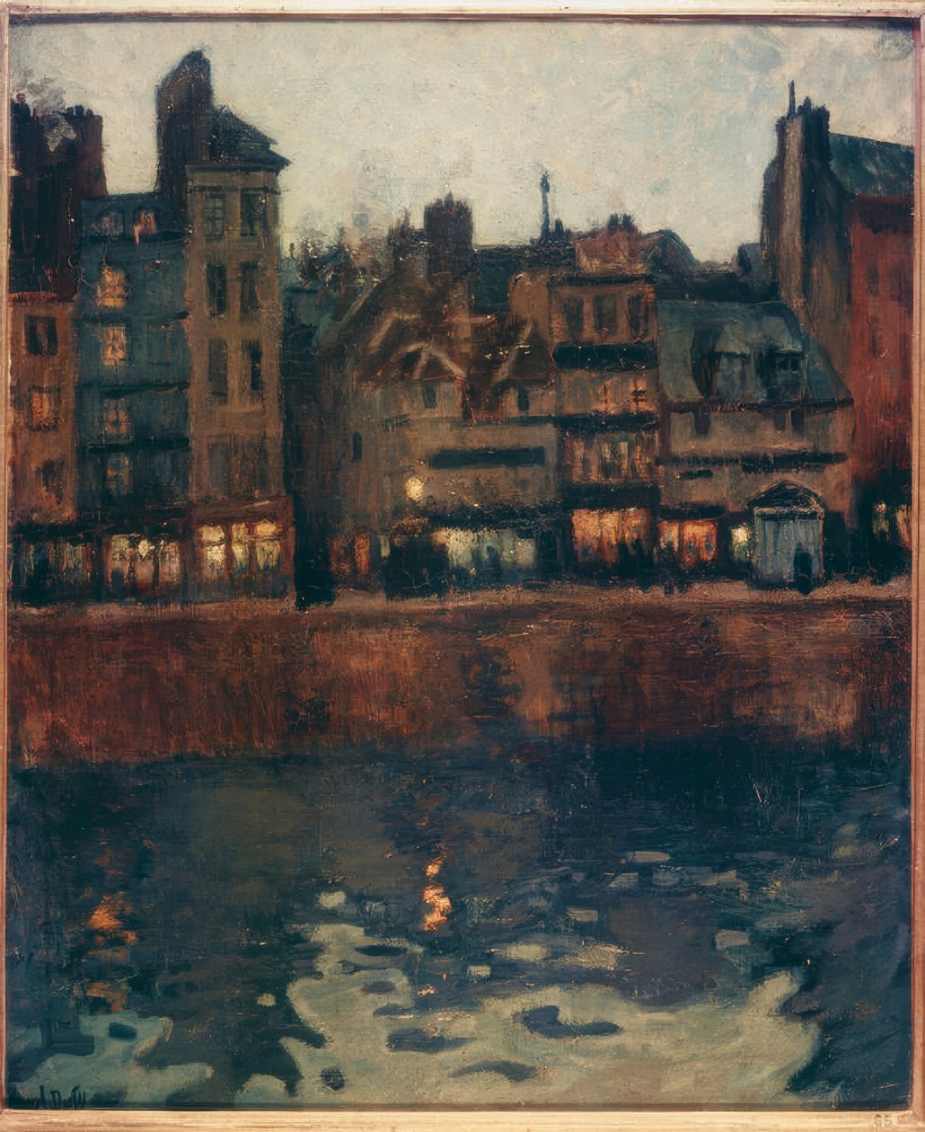 Il porto di Le Havre al tramonto da Raoul Dufy