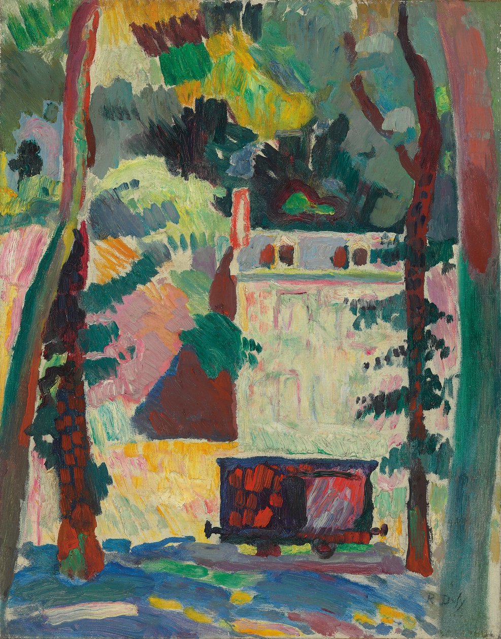 Il vagone ferroviario; Le petit wagon da Raoul Dufy