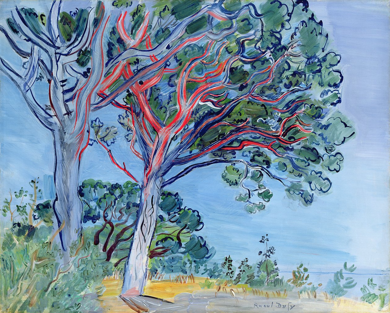 Il pino rosso da Raoul Dufy