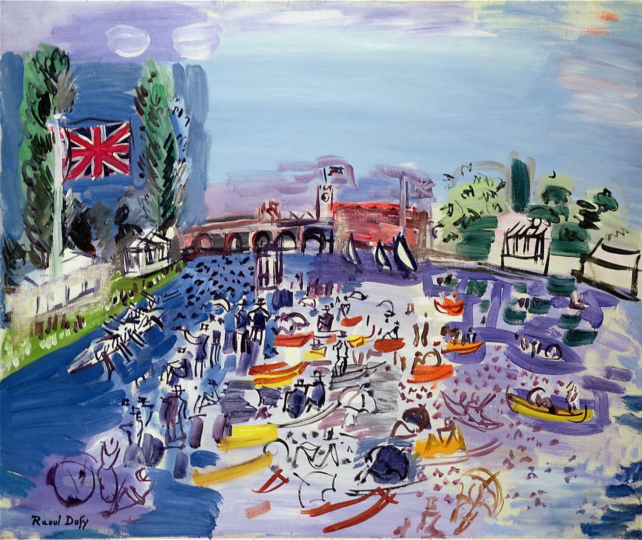 La regata di Henley, 1930 circa da Raoul Dufy