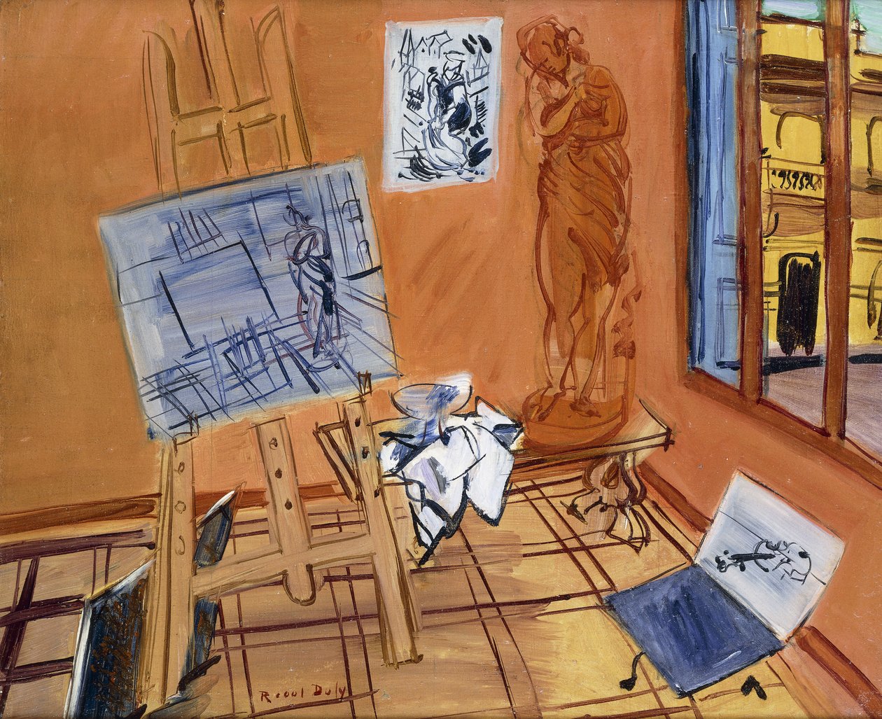 Lo studio di Rue Jeanne d
