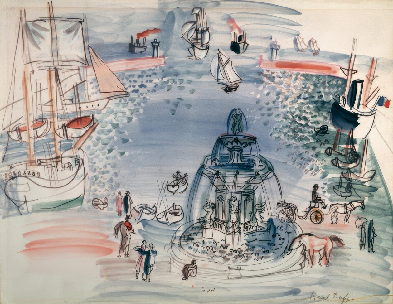 Omaggio a Claude Lorrain da Raoul Dufy