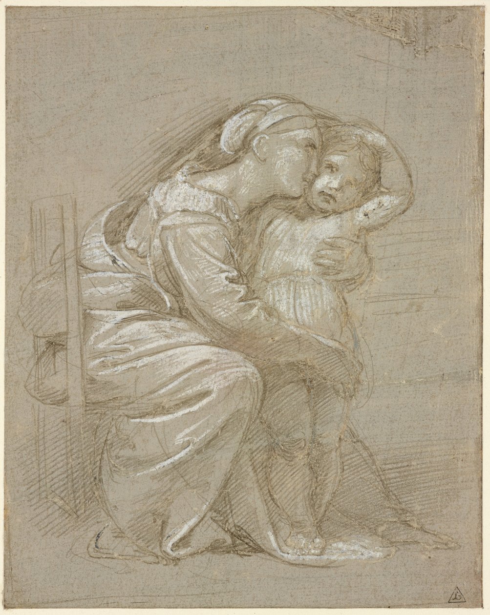 Una madre che abbraccia un bambino, WA1846.202 da Raffaello Sanzio Raphael