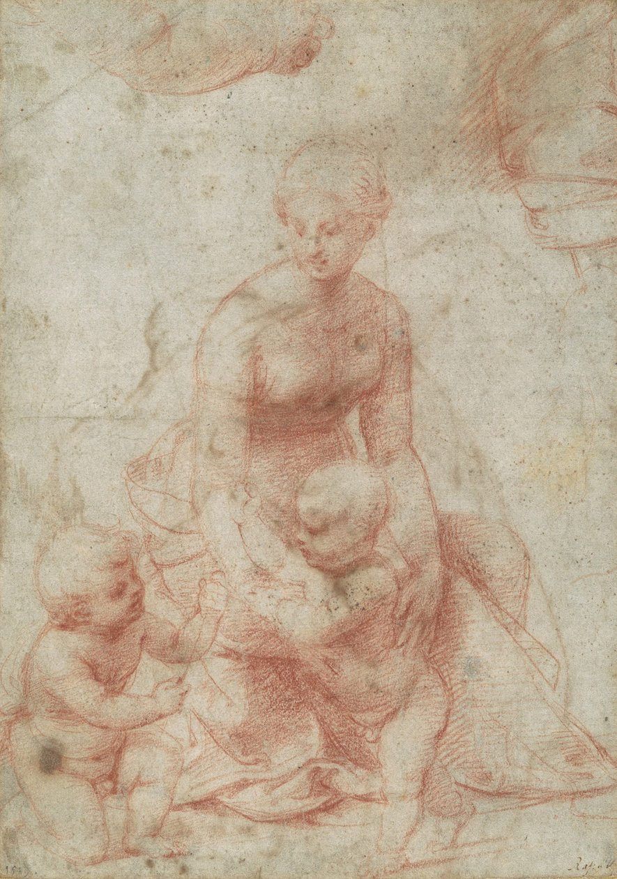 Madonna col Bambino e il piccolo San Giovanni Battista, c.1506-7 da Raffaello Sanzio Raphael