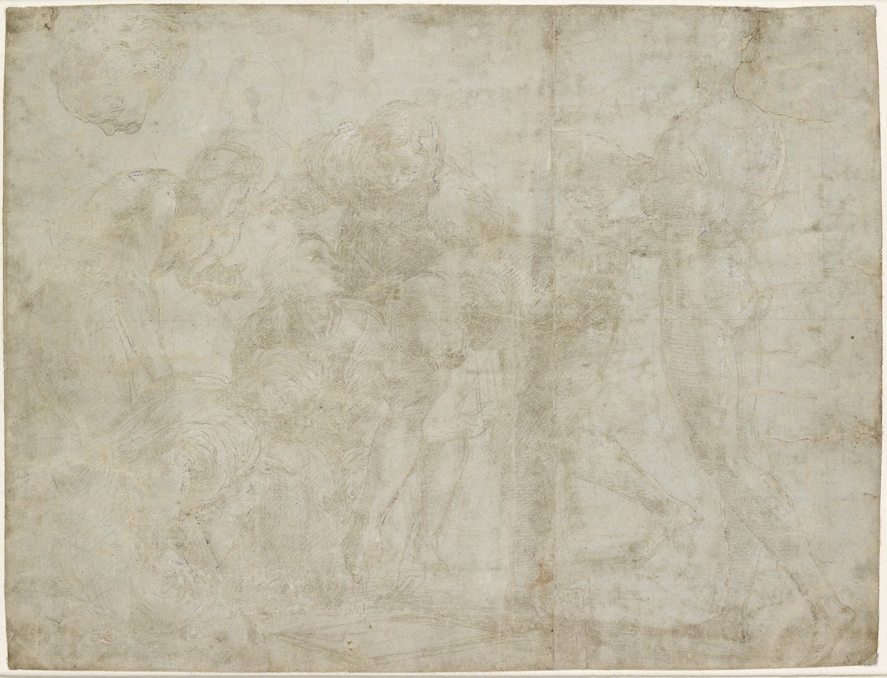 Recto: Euclide istruisce i suoi allievi, WA1846.194 da Raffaello Sanzio Raphael