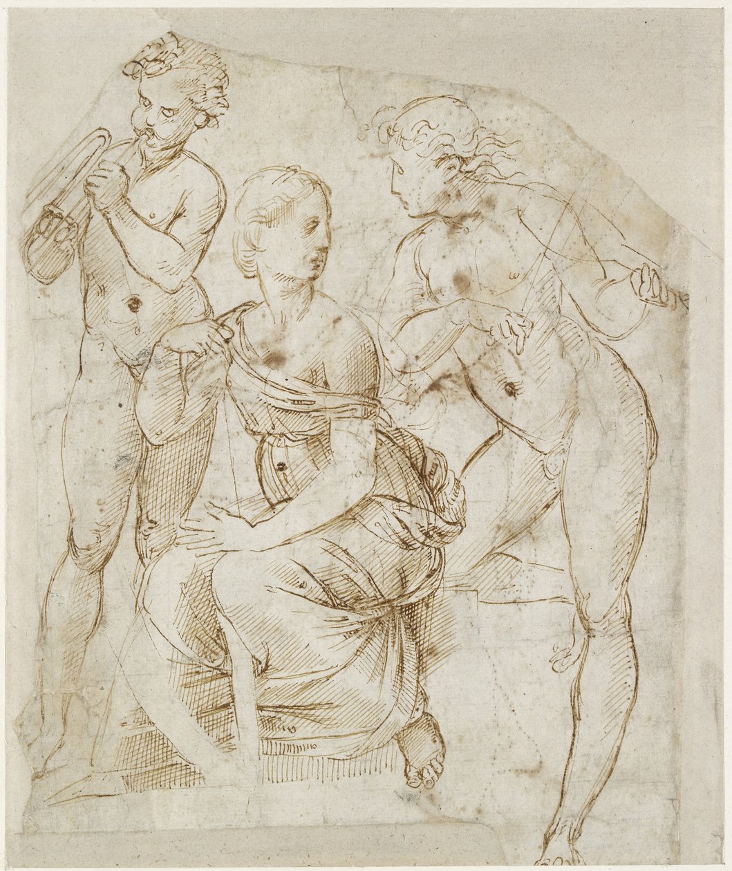Gruppo di musicisti, WA1846.166 da Raffaello Sanzio Raphael