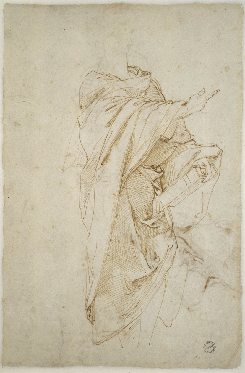 Studio per la figura di Virgilio da Raffaello Sanzio Raphael