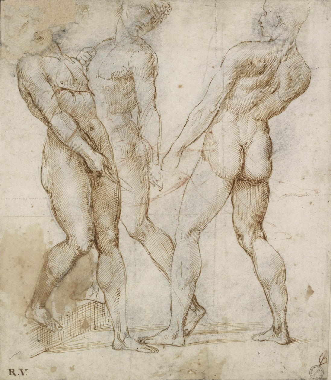 Tre Portatori Nudi da Raffaello Sanzio Raphael