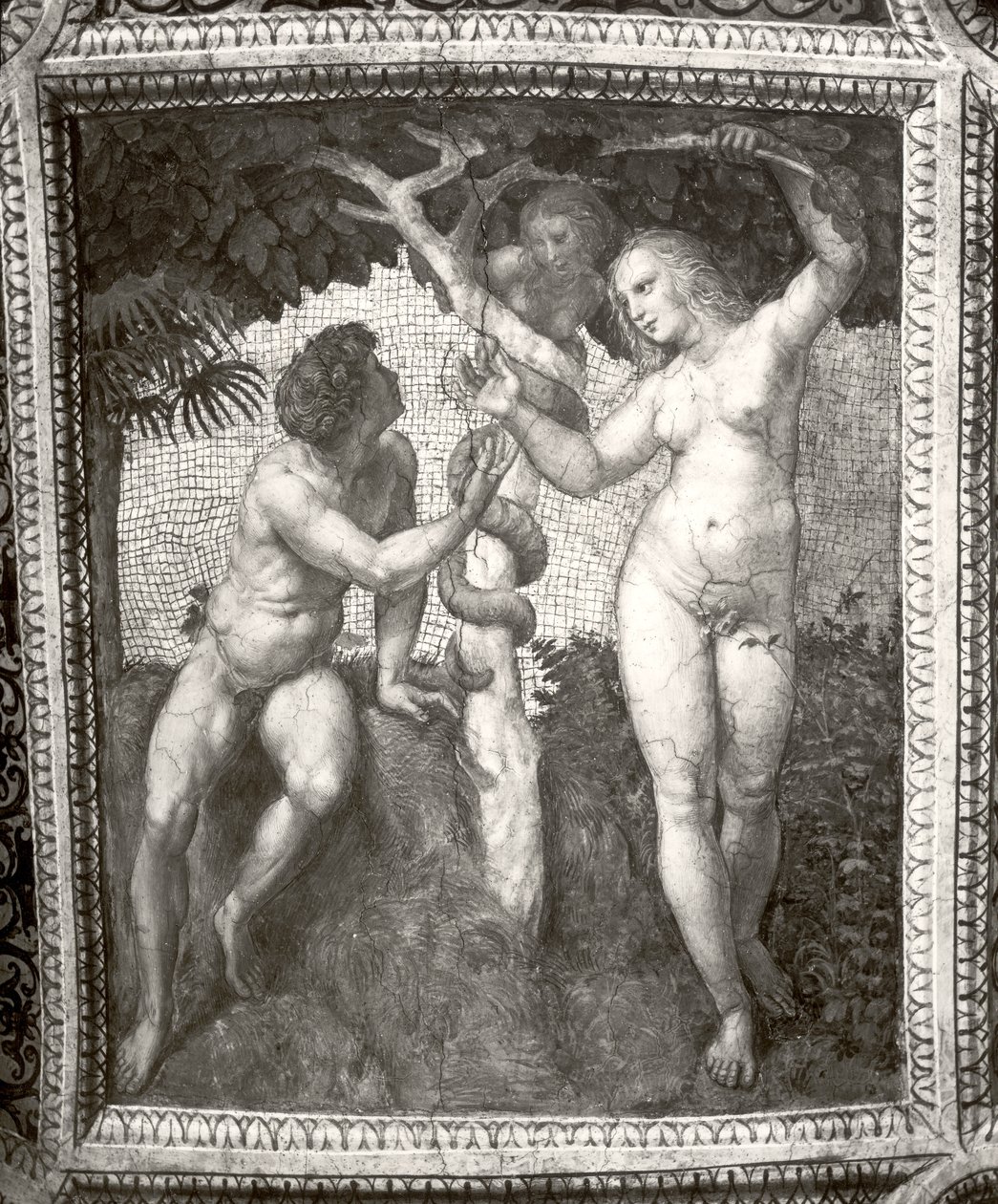 Adamo ed Eva, dalla Stanza della Segnatura da Raffaello Sanzio Raphael