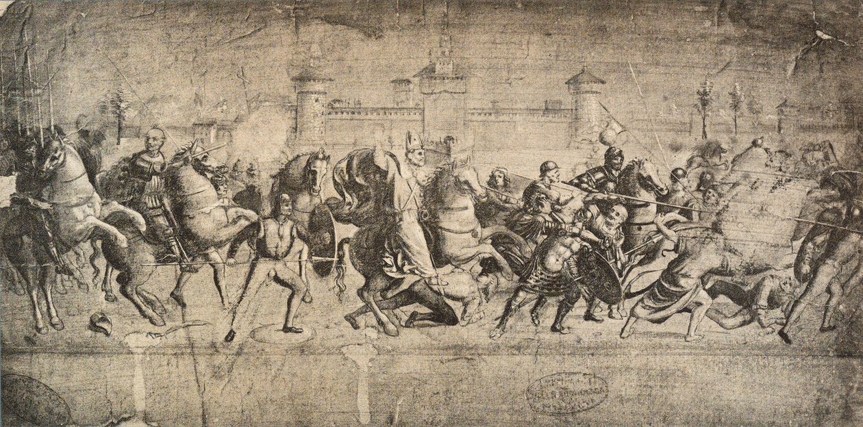 Cavalieri in combattimento da Raffaello Sanzio Raphael