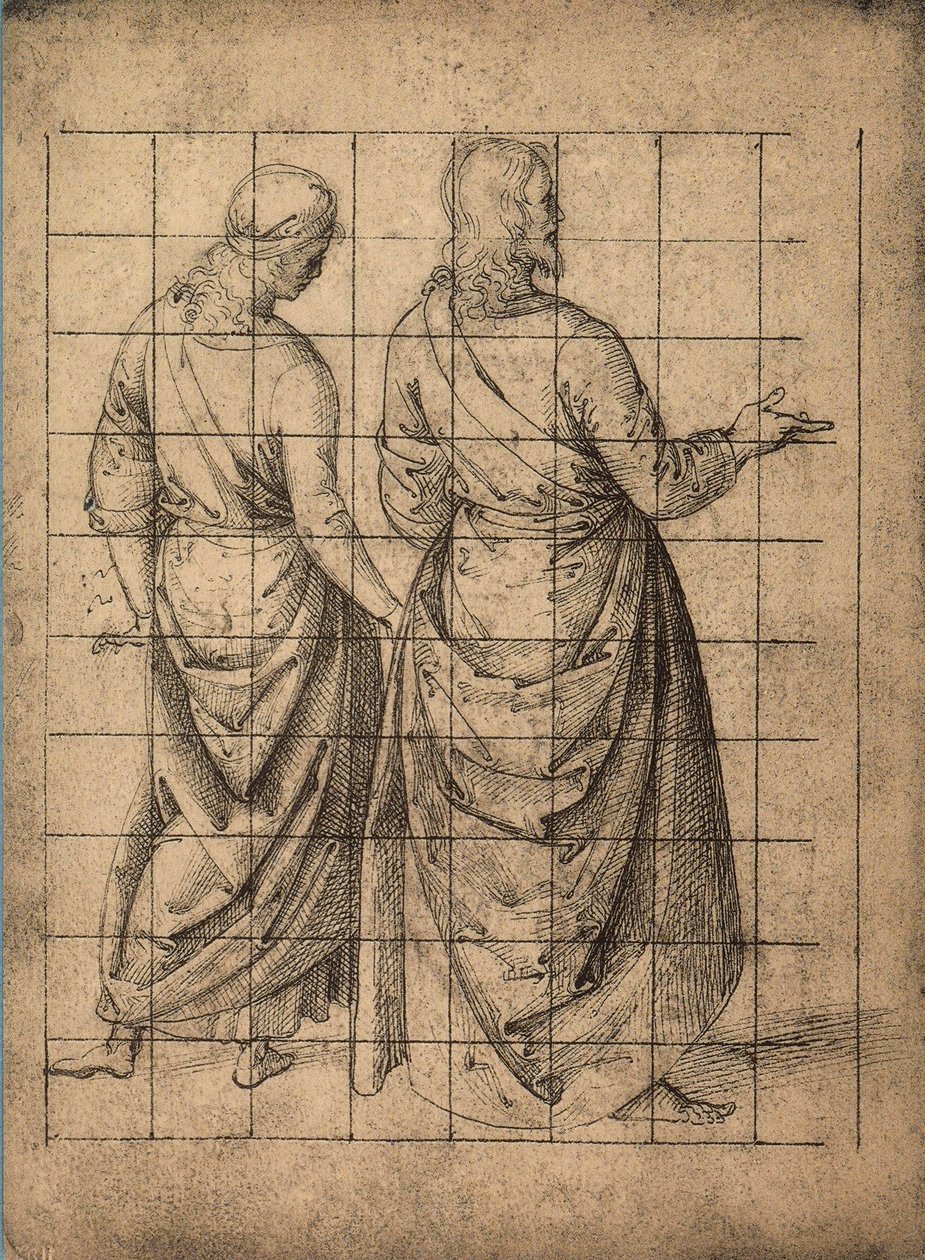 Figure maschili, vista posteriore da Raffaello Sanzio Raphael