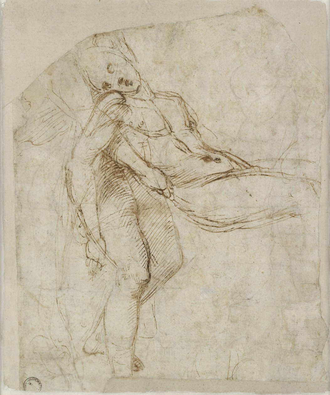 Verso: Il Cristo morto portato al Sepolcro, WA1846.166 da Raffaello Sanzio Raphael