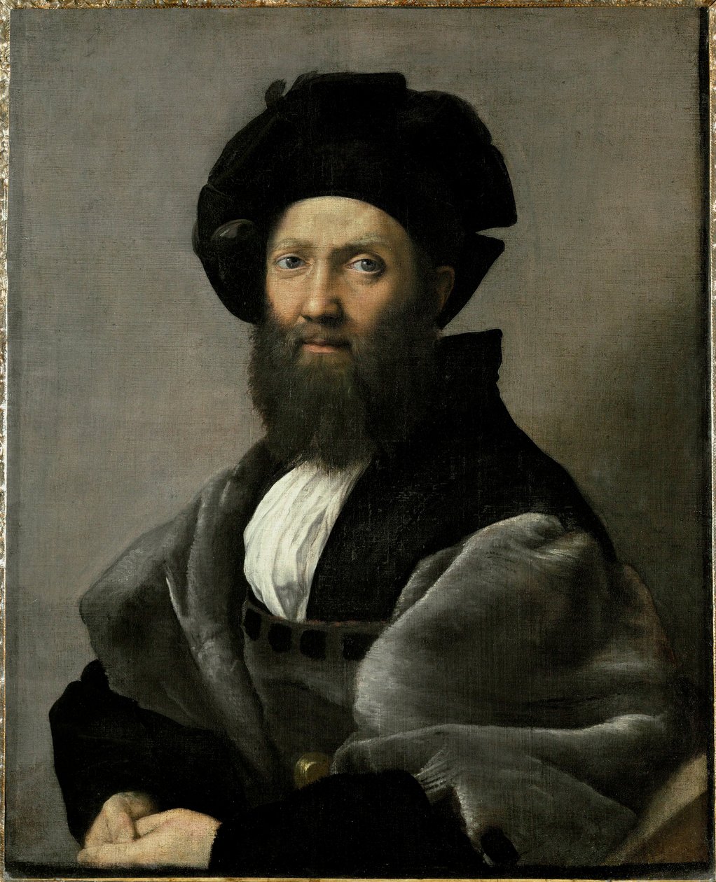 Count Baldassare Castiglione, author of " Il Cortegiano " ... da Raphael (1483 1520)
