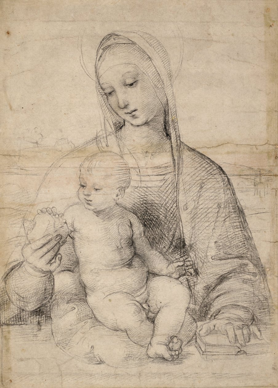 Madonna del melograno, c.1504 da Raphael