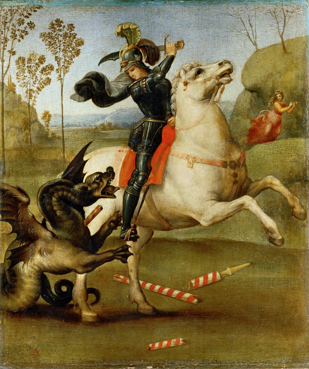 San Giorgio e il drago ... da Raphael (1483 1520)