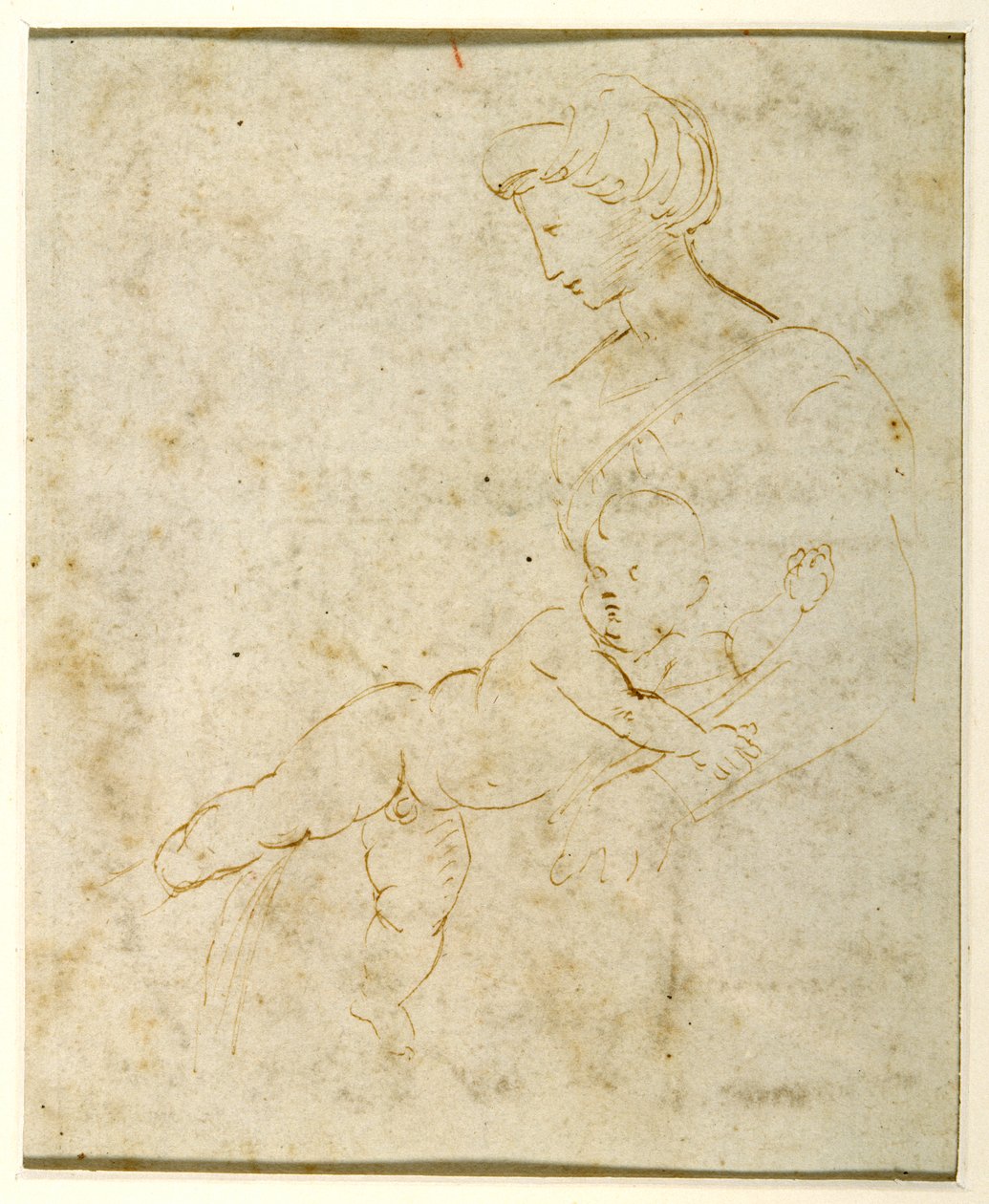 Madonna col Bambino, dopo Michelangelo da Raphael