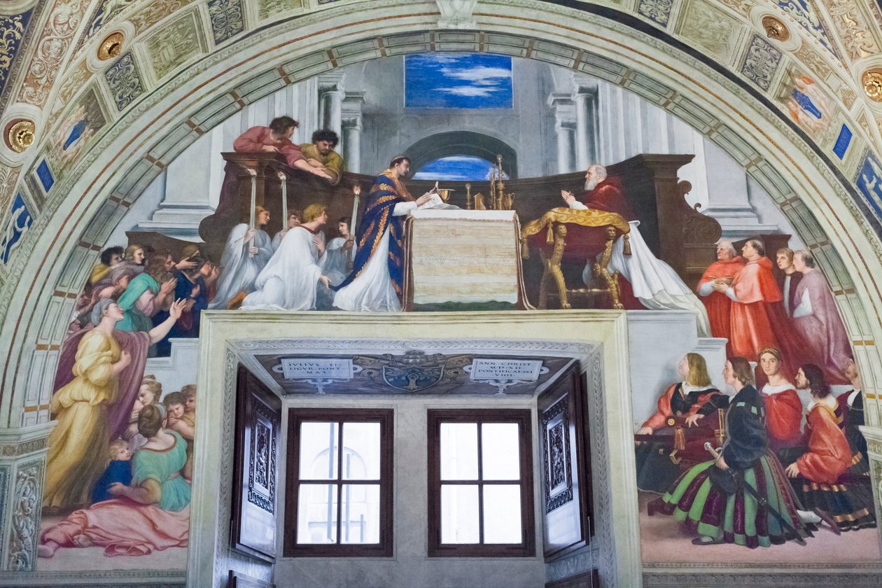 La Messa di Bolsena, stanza di Eliodoro da Raphael (1483 1520)