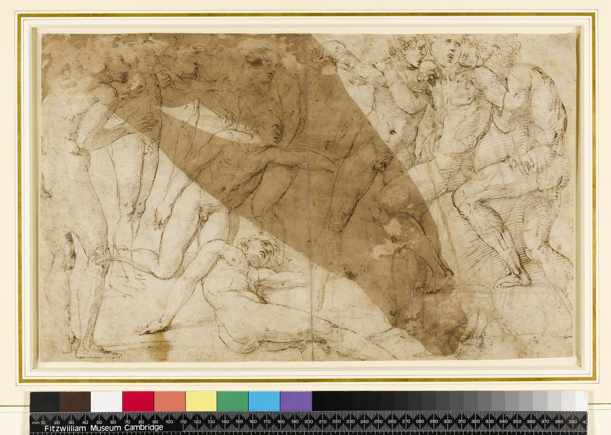 Una battaglia di giovani nudi da Raffaello Sanzio Raphael