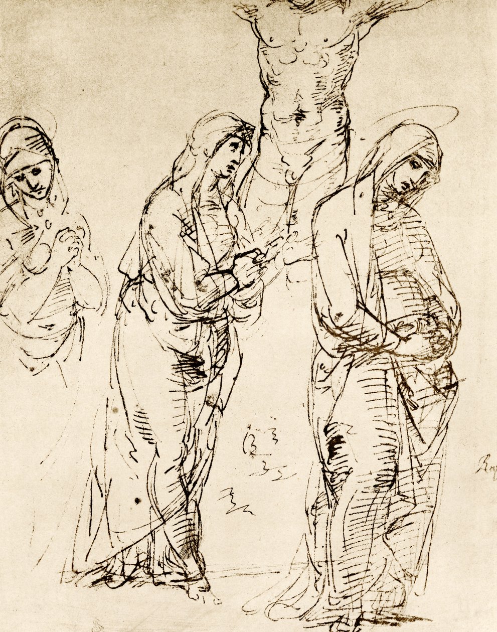 Disegni alla Madre di Dio sotto la croce da Raffaello Sanzio Raphael