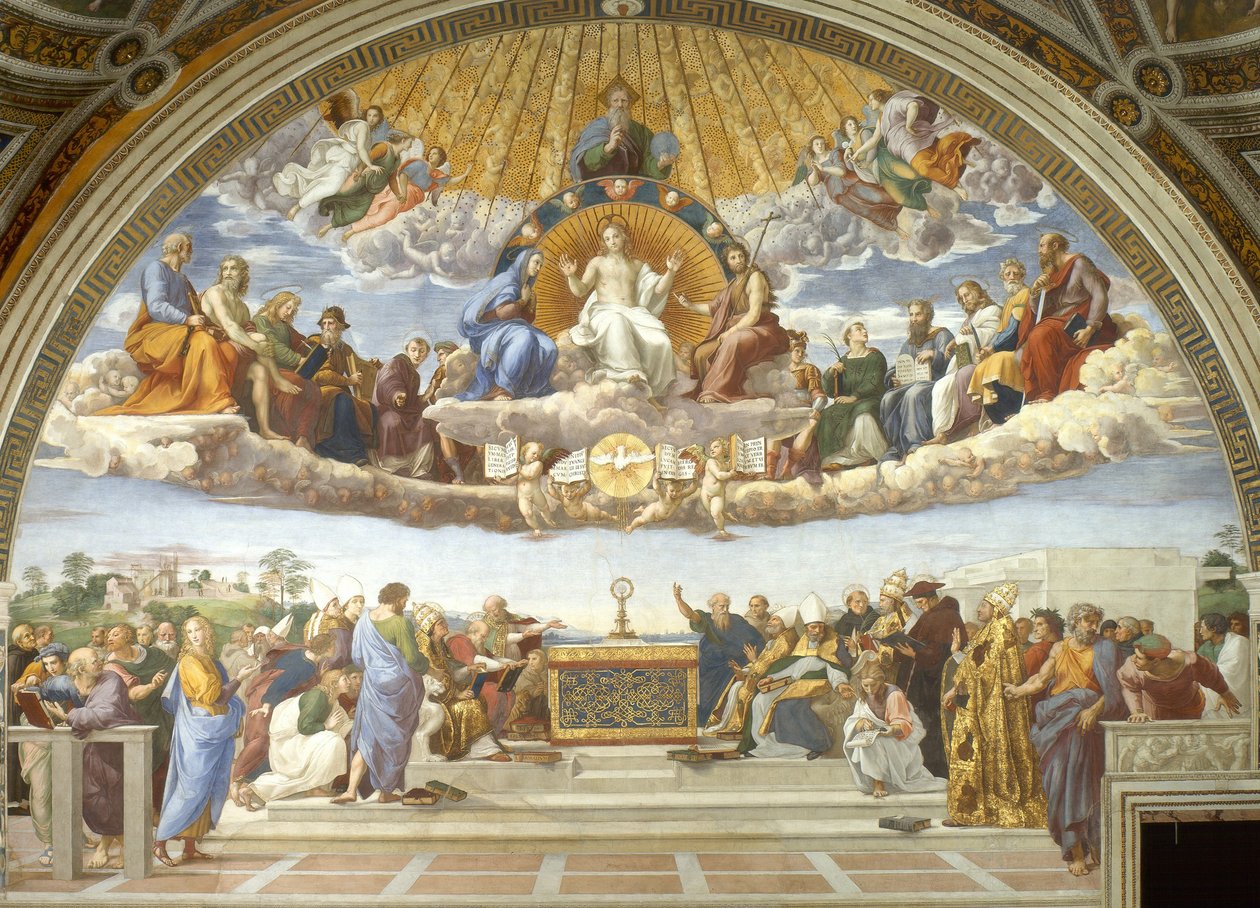 Disputa sul Santo Sacramento da Raphael