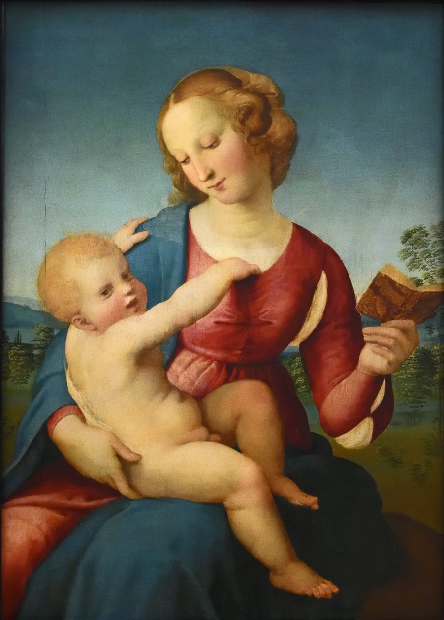 Tedesco:  Maria con il Bambino / Madonna Colonna Madonna da Raphael