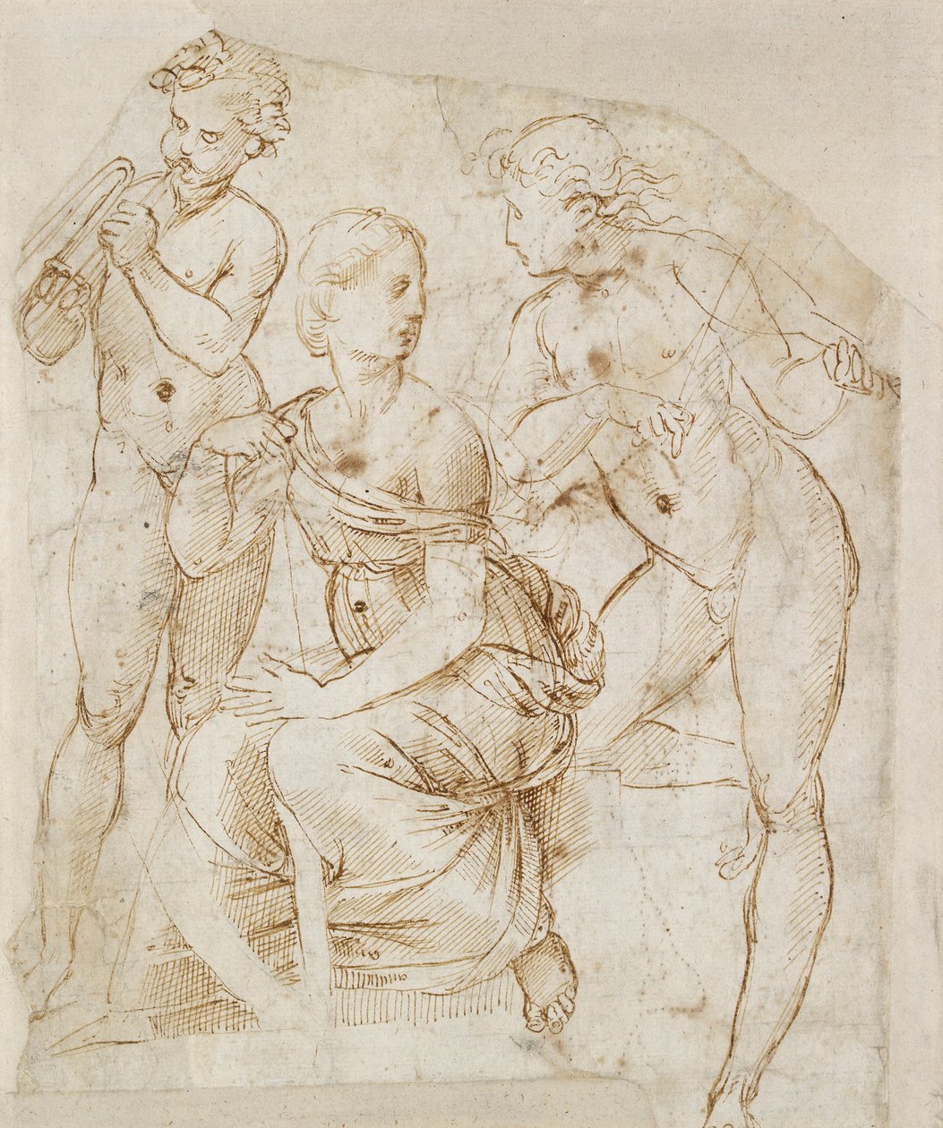 Gruppo di musicisti, inizio XVI secolo da Raphael